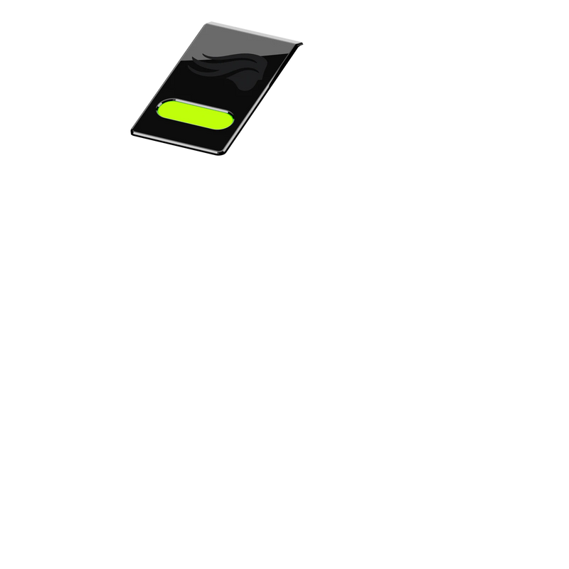 GMMK 3 Badge Jet Black Vertical