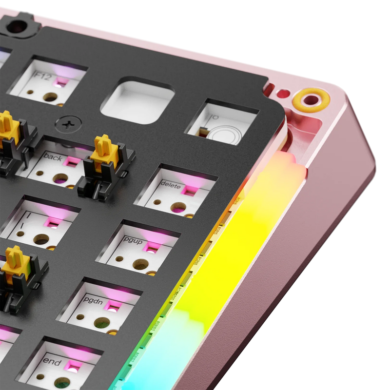 GMMK 3 Bottom Case Metal Arcade Pink 75