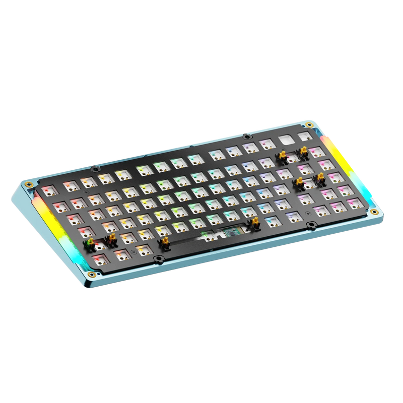 GMMK 3 Bottom Case Metal Arctic Blue 75