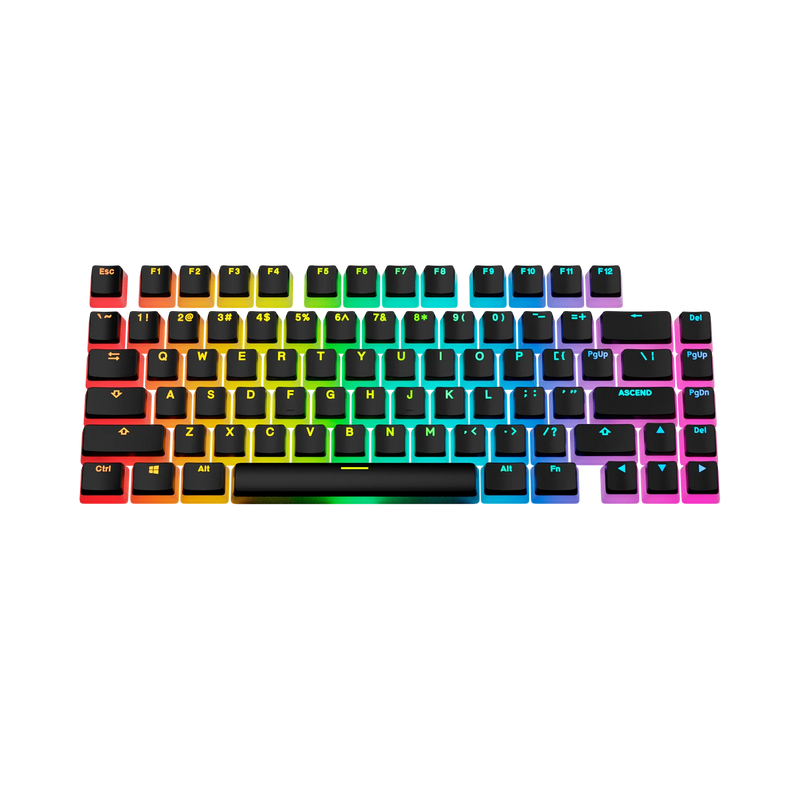 Keycaps Aura V3 Black US