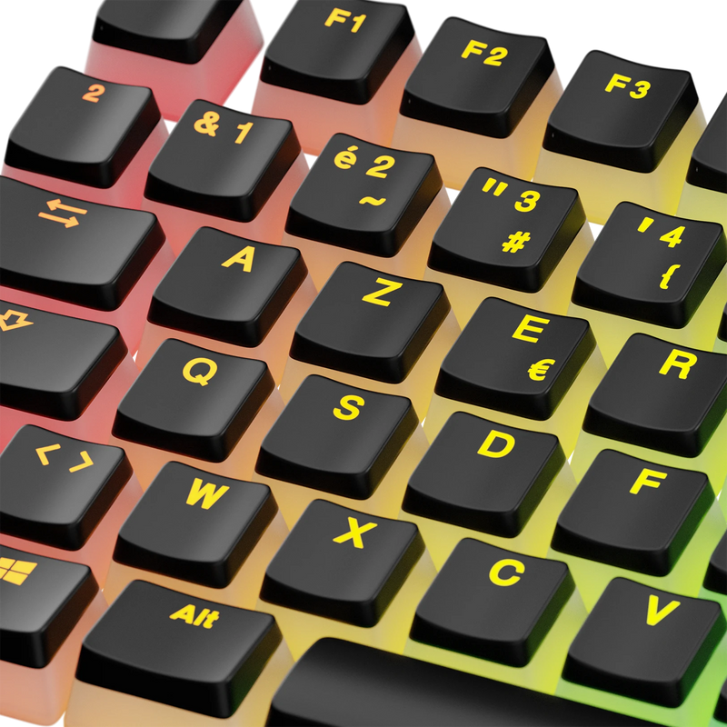 Keycaps Aura V3 Black FR