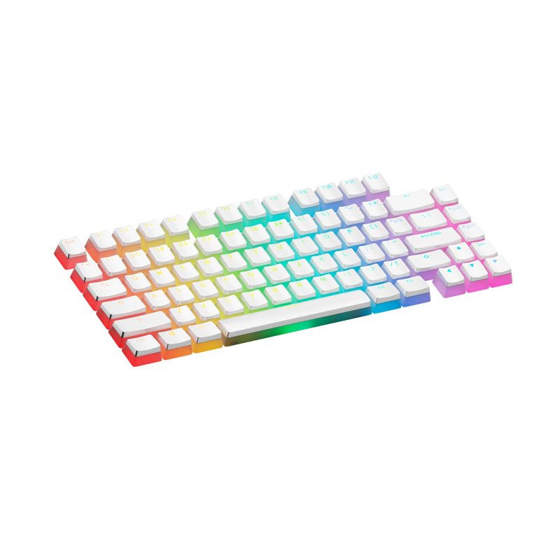 Keycaps Aura V3 White US