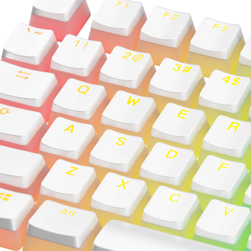 Keycaps Aura V3 White US