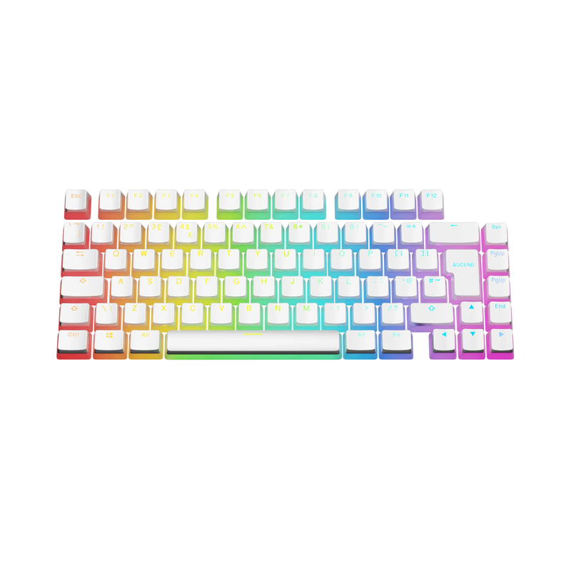 Keycaps Aura V3 White UK