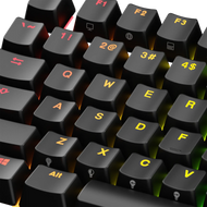 Keycaps Backlit Black US