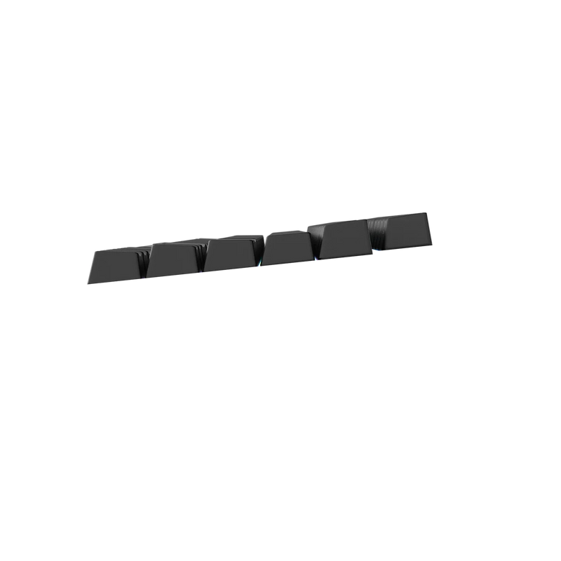 Keycaps Backlit Black US