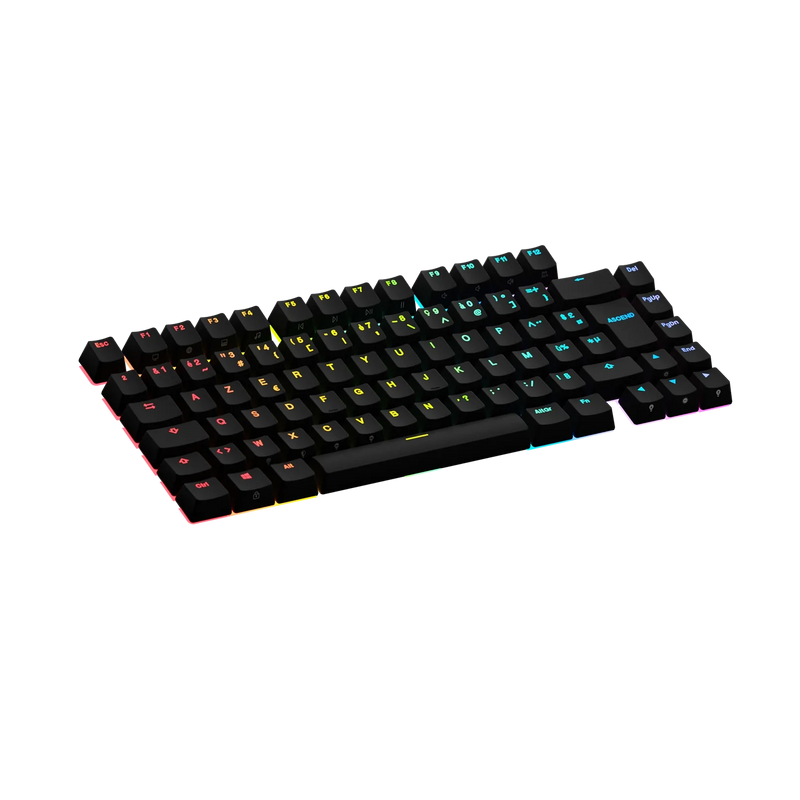 Keycaps Backlit Black FR