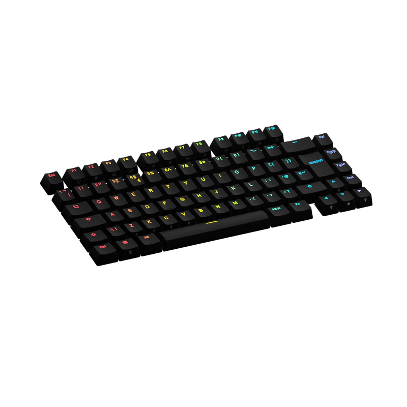 Keycaps Backlit Black UK