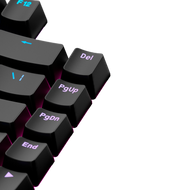 Keycaps Backlit Black US