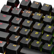 Keycaps Backlit Black US