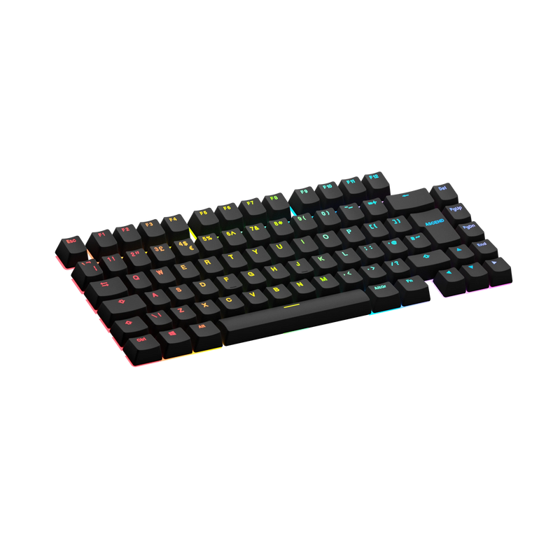Keycaps Backlit Black FR