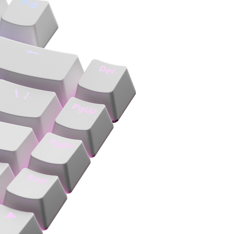 Keycaps Backlit White US