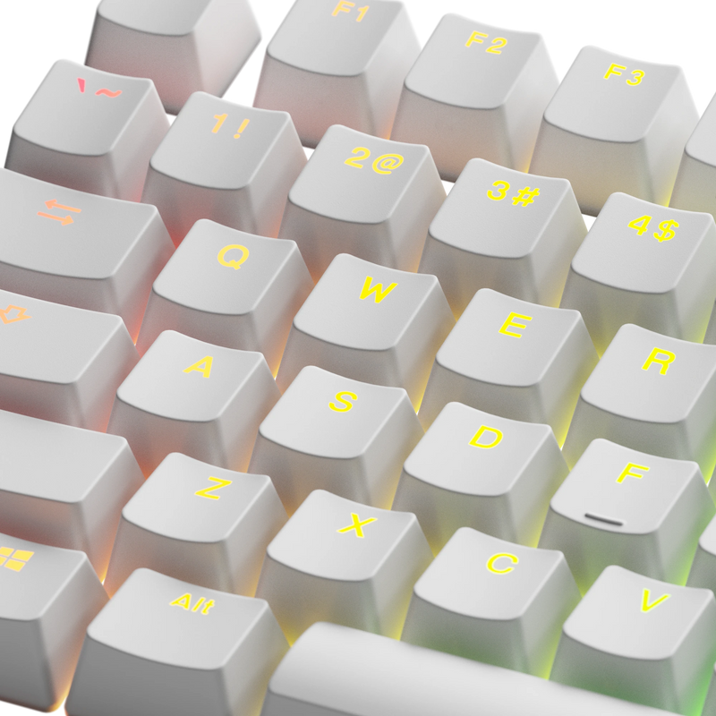 Keycaps Backlit White US