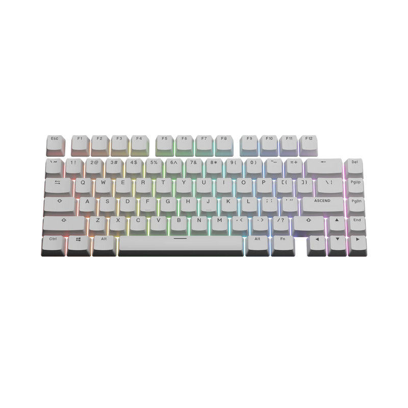 Keycaps Basics Classic White US