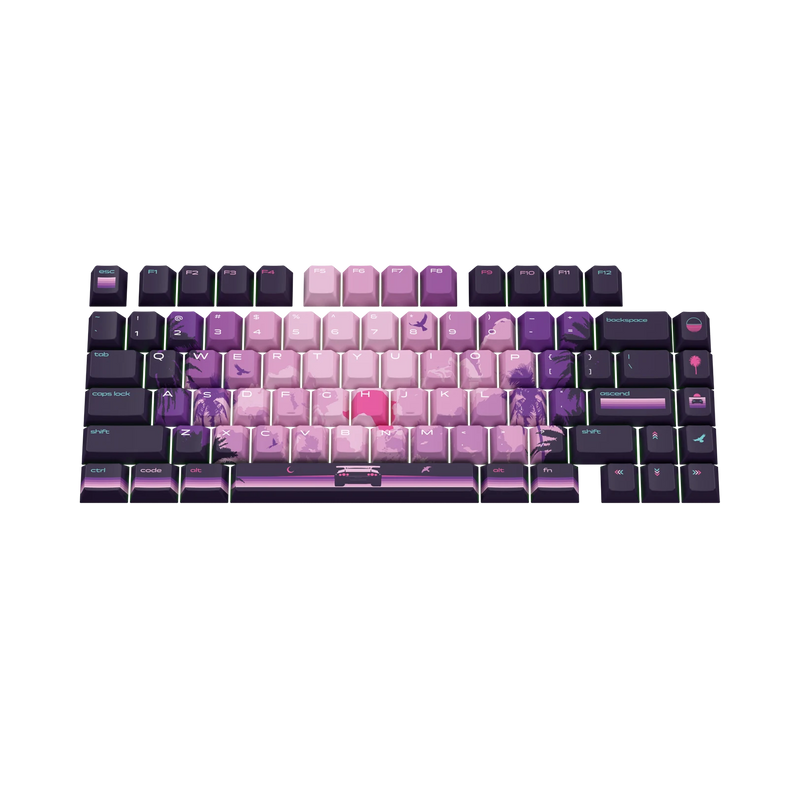 Keycaps Limited Edition Synth Sunset US