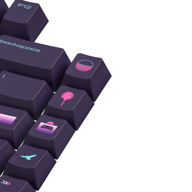 Keycaps Limited Edition Synth Sunset US
