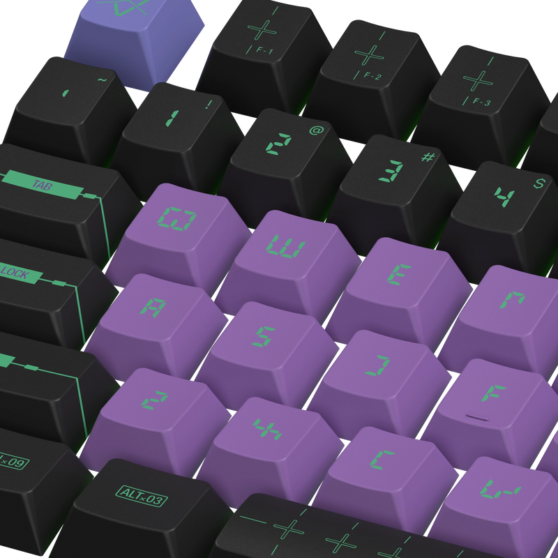 Keycaps Zero One US