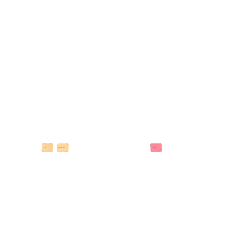 Keycaps Grapefruit US