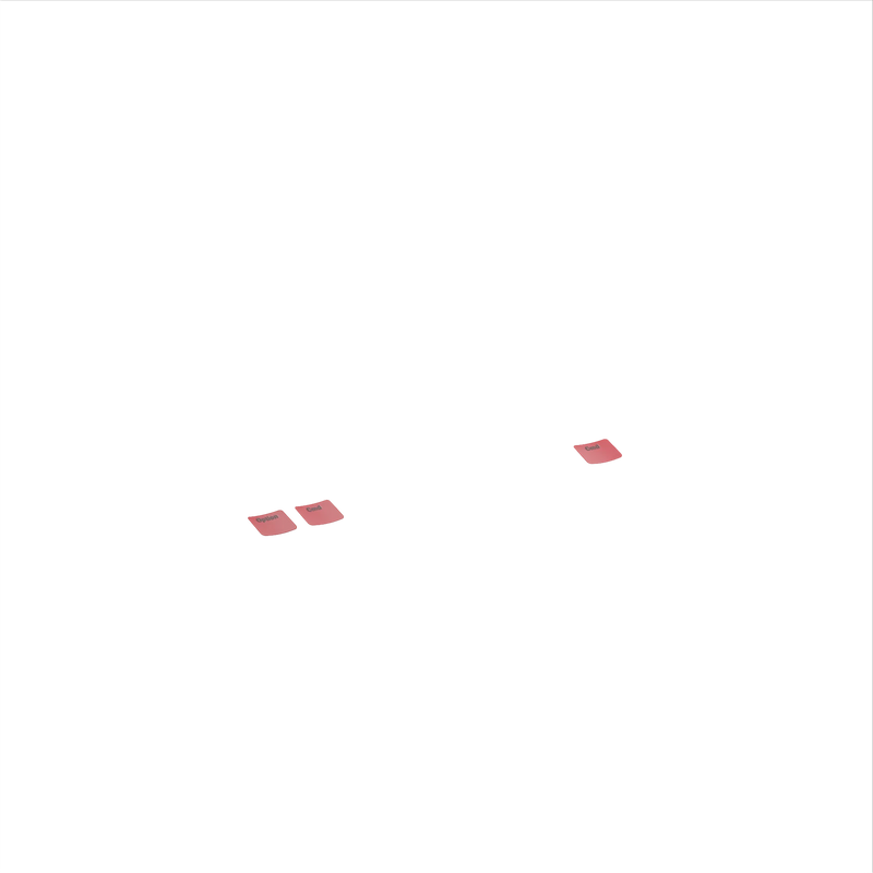 Keycaps Basics Revive Red US