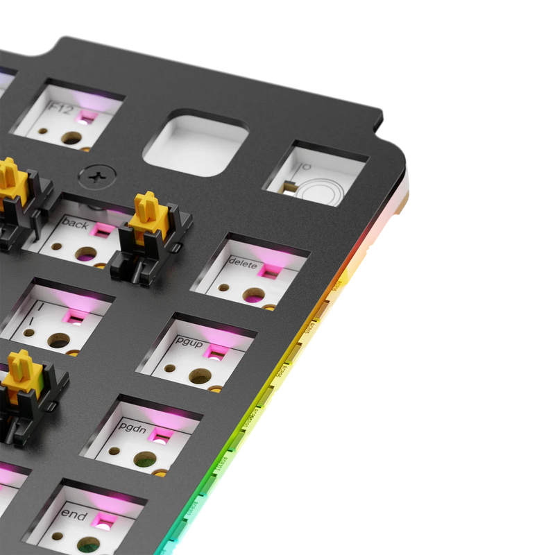 GMMK 3 Switch Plate 75% Aluminum Black ANSI