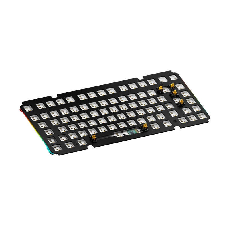 GMMK 3 Switch Plate 75% Aluminum Black ISO
