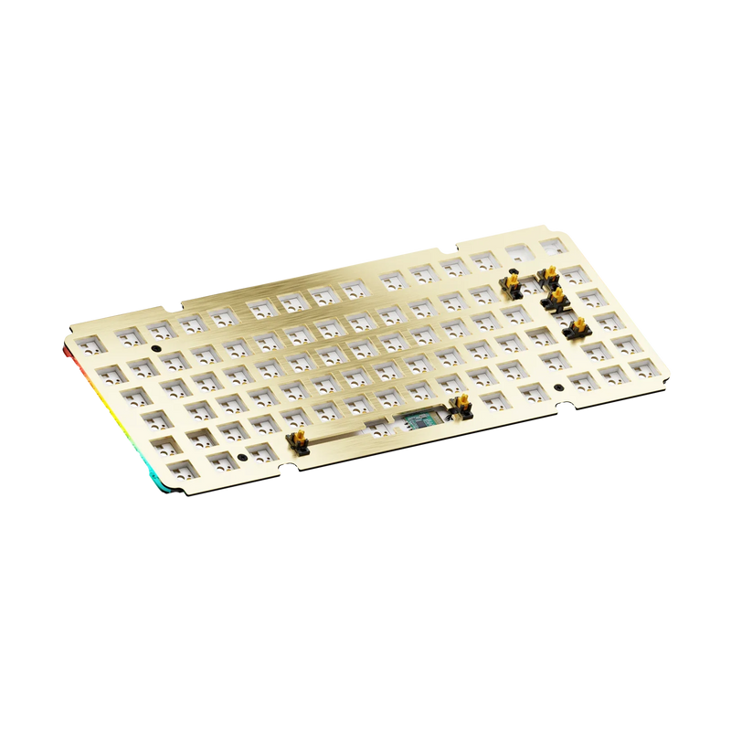 GMMK 3 Switch Plate 75% Brass ISO