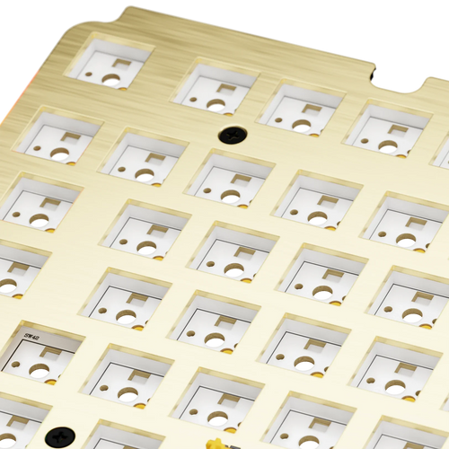 GMMK 3 Switch Plate 75% Brass ISO