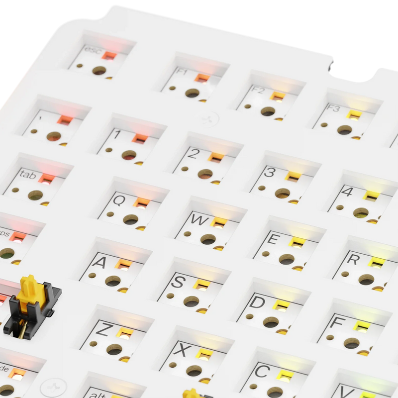 GMMK 3 Switch Plate 75% FR4 White ANSI