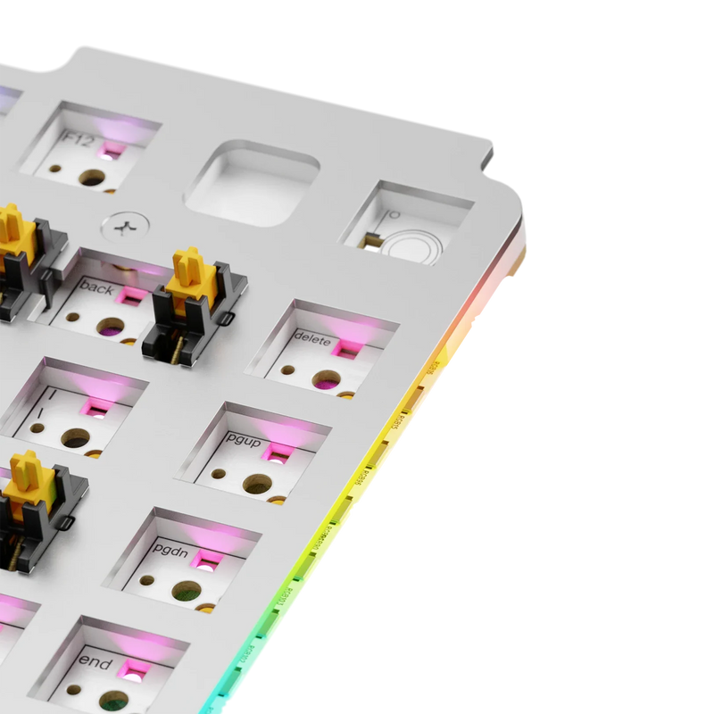 GMMK 3 Switch Plate 75% Aluminum Silver ANSI