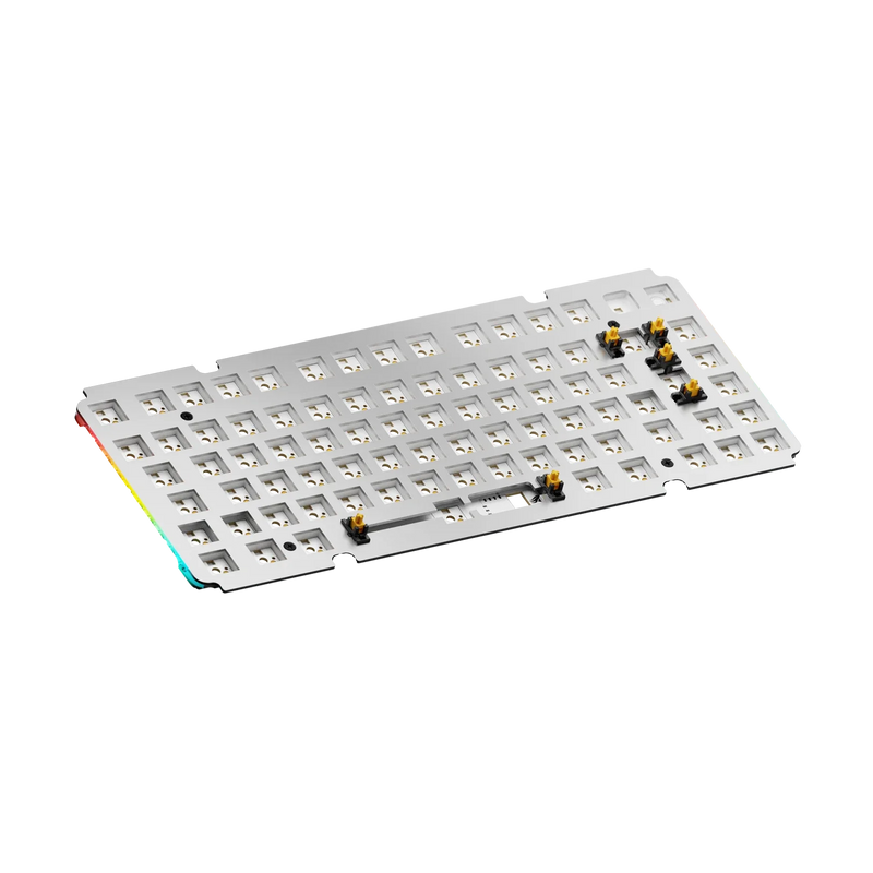 GMMK 3 Switch Plate 75% Aluminum Silver ISO