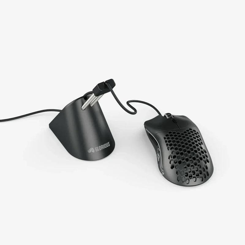 Mouse Bungee in Black with Model O Wired in Black