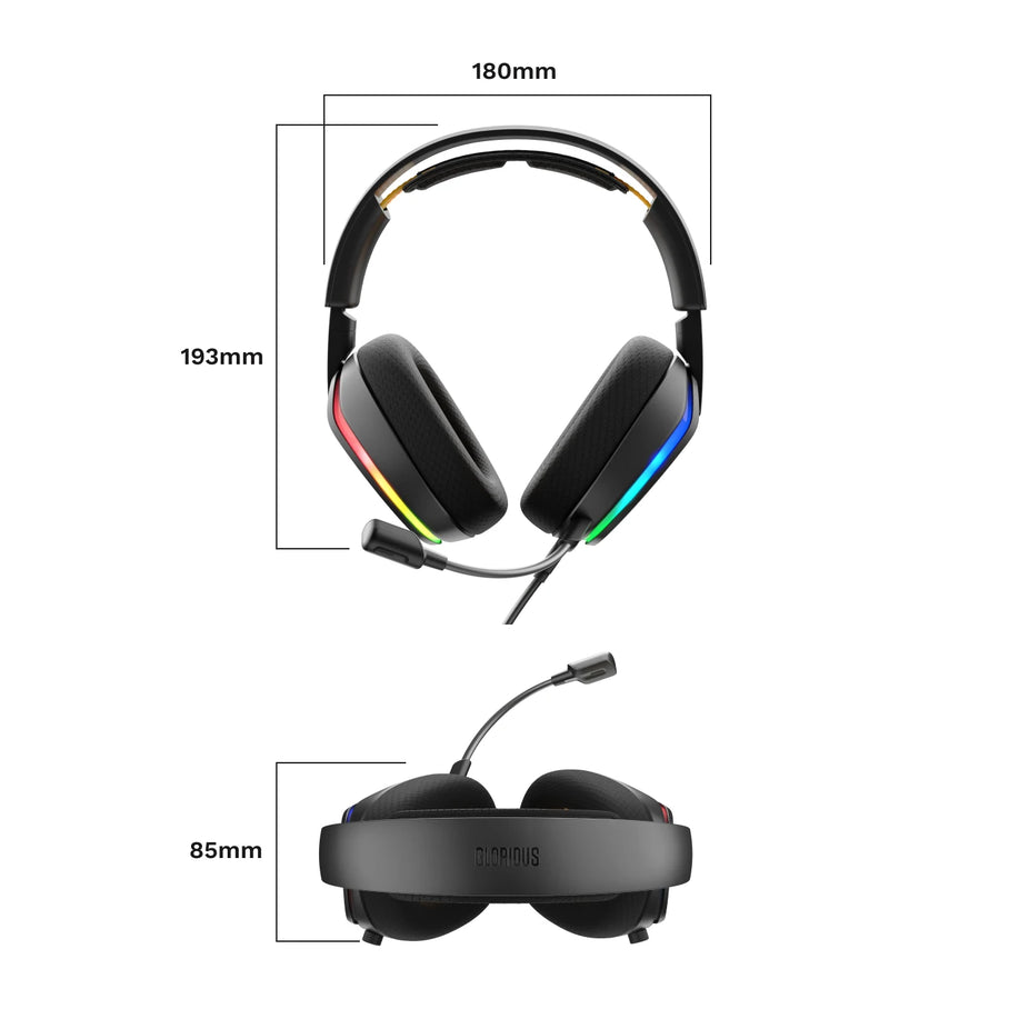 אוזניות גיימינג חוטיות GHS Eternal RGB מבית Glorious