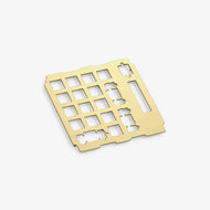 GMMK Numpad Switch Plate in Brass angle view