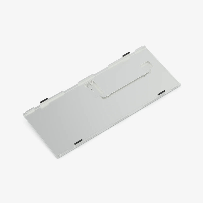 GMMK PRO FlexKit in White Ice on a white background, bottom case only displayed