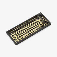 GMMK PRO Brass Switch Plate installed on a Black Slate GMMK PRO