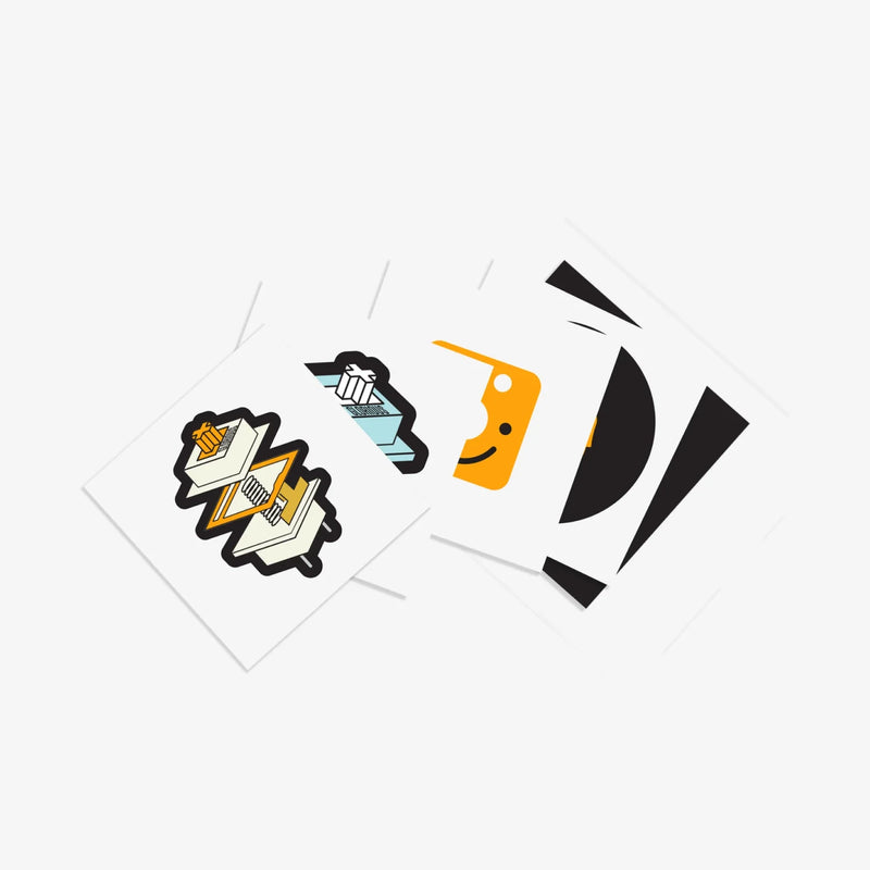 Stickers included with Glorious Switch Films