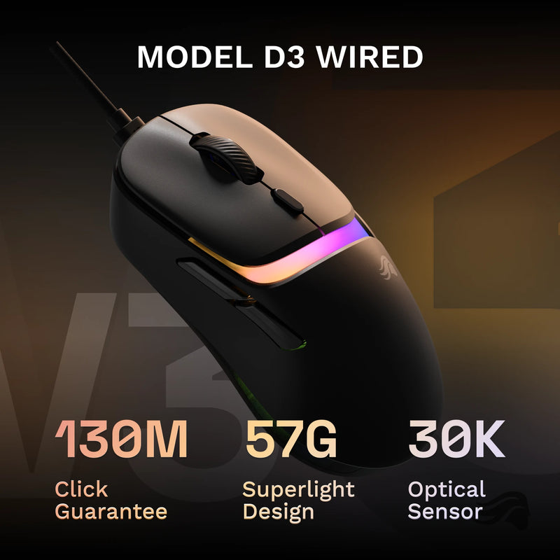Model D3 Wired Mouse