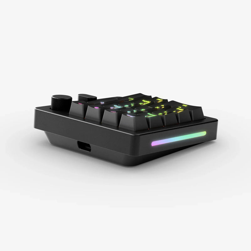 GMMK Numpad in Black Slate back angle view