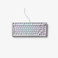 GMMK PRO 75% Keyboard top view | White Ice