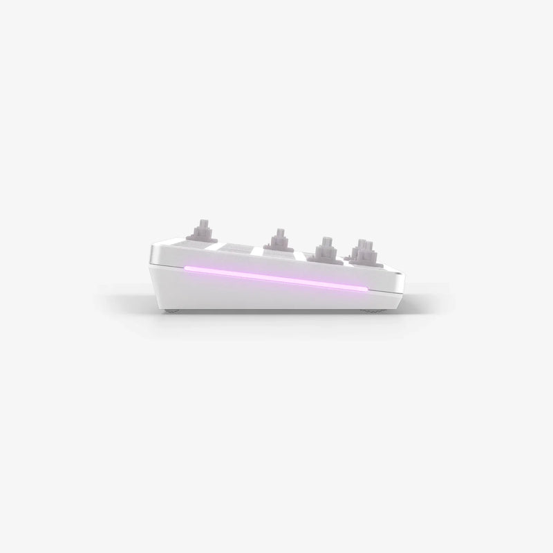 GMMK 2 65% Barebones Keyboard side view | White