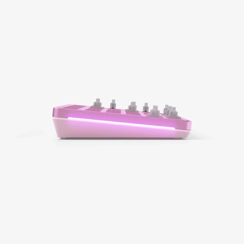GMMK 2 96% Barebones Keyboard side view | Pink