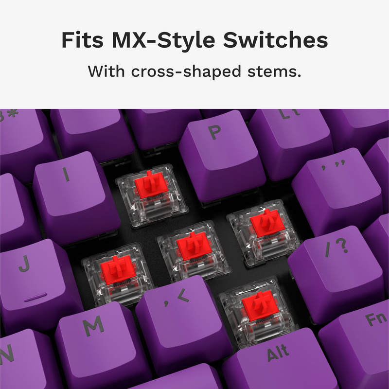 GPBT Epic Purple Basics Keycaps