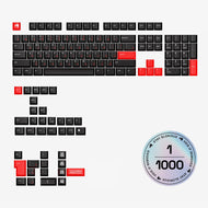 Full kit layout of GPBT Kabuto keycaps