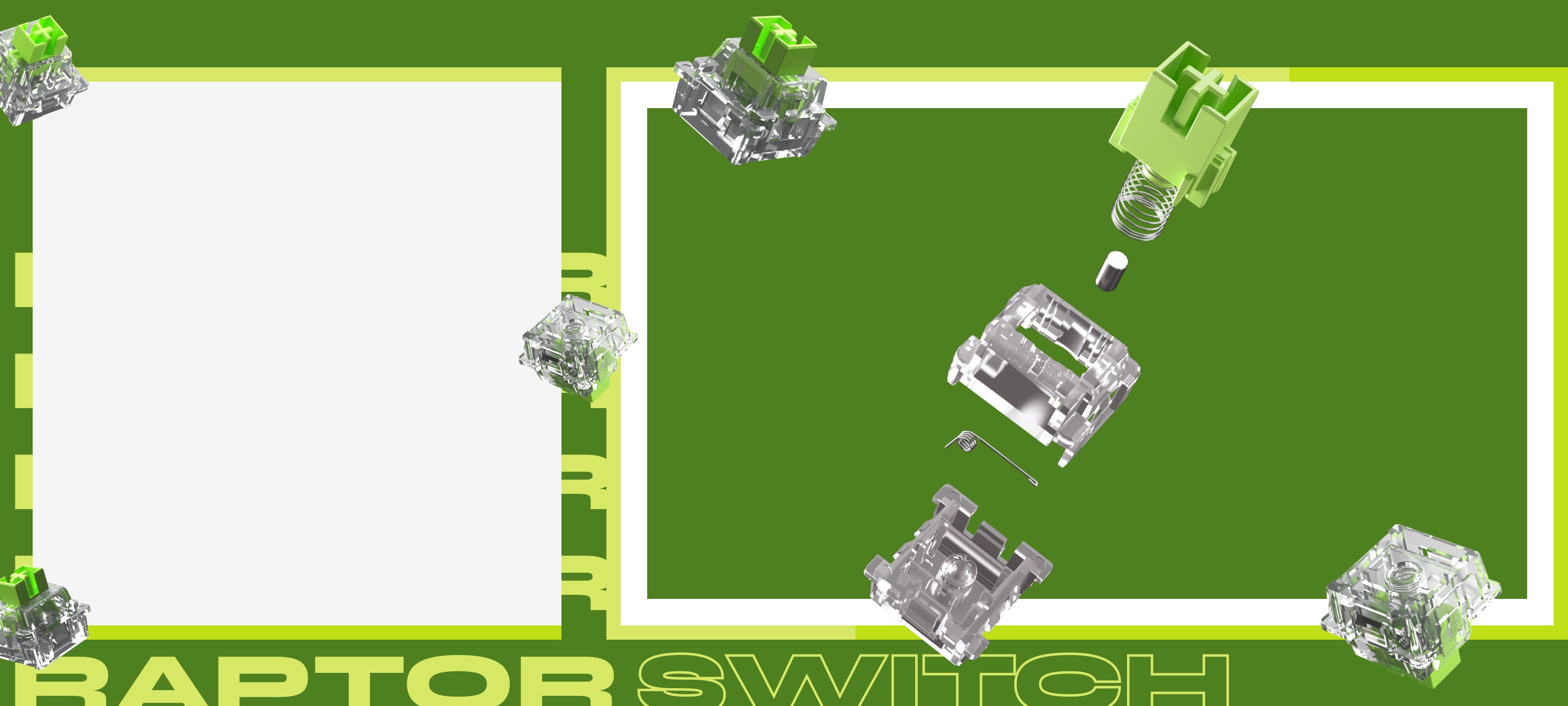 Glorious Raptor HE Clicky Switches – Rapid Response & Long-Lasting Switches