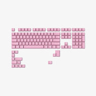 ABS Doubleshot Keycaps in Pink, full kit view