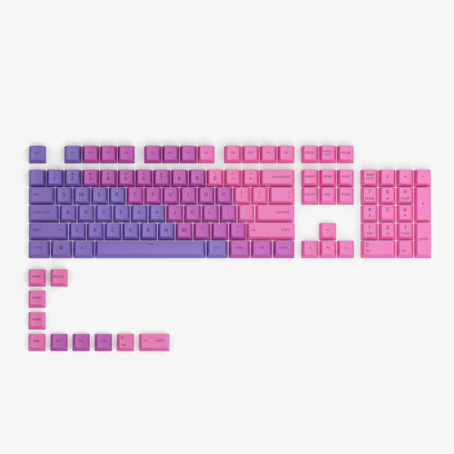 GPBT Nebula keycaps in English (US), full kit layout