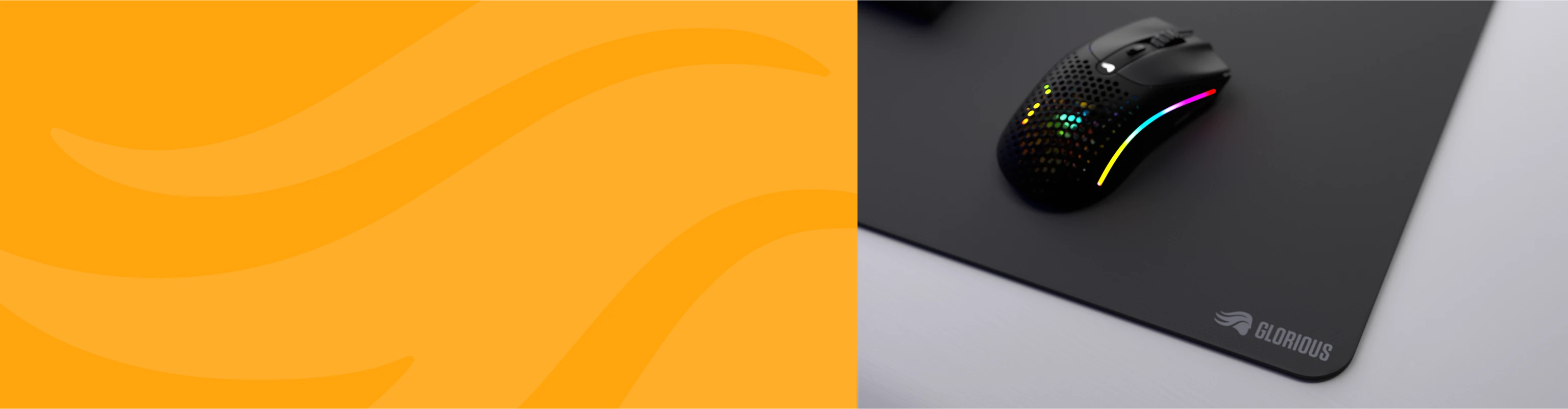 a yellow and black background