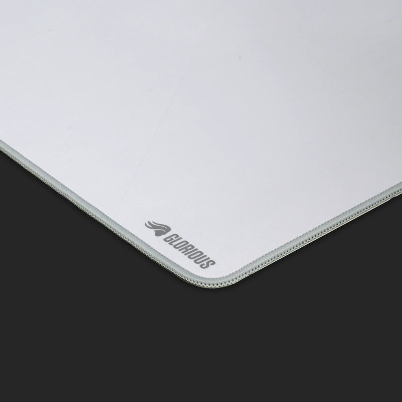 GMP 2 White Stitched Cloth Gaming Mouse Pad