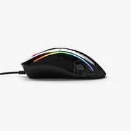Model D Minus Wired in Glossy Black side view