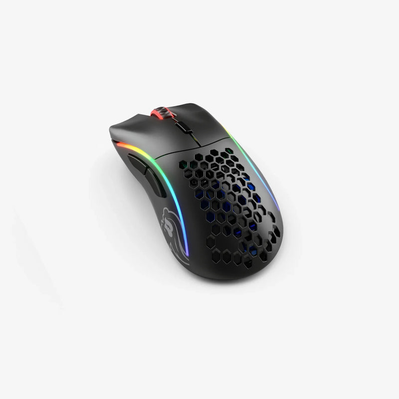 Model D Minus Wireless in Matte Black back angle view